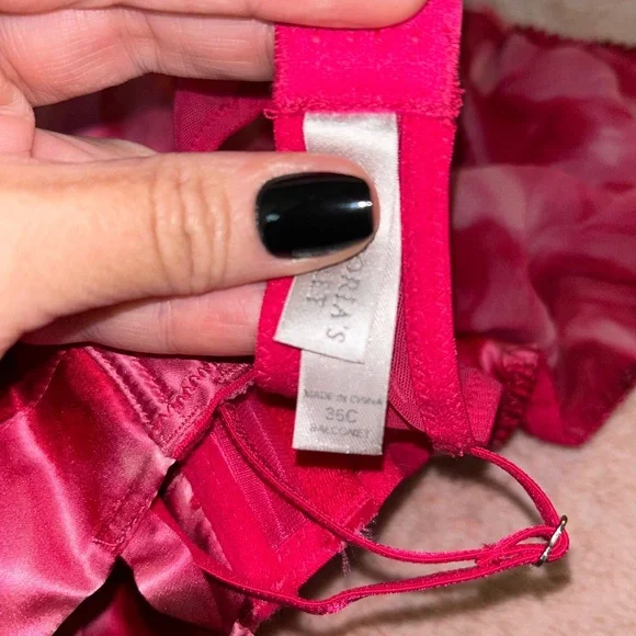 NWOT EXCLUSIVE VS RUNWAY SILK SET!!! Bras